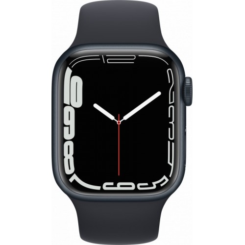 Apple Watch Series 7 41 мм (темная ночь/темная ночь спортивный) (MKMX3RB/A)