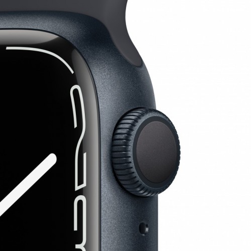 Apple Watch Series 7 41 мм (темная ночь/темная ночь спортивный) (MKMX3RB/A)