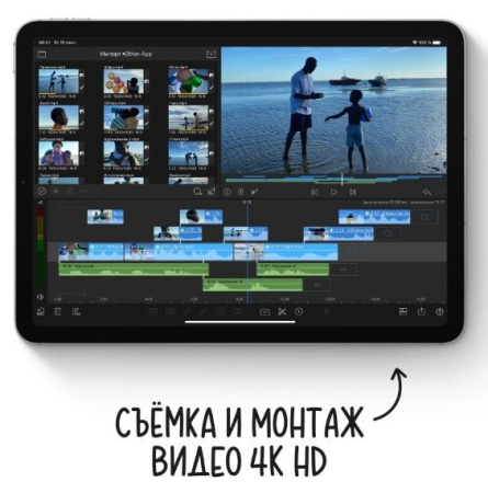 Apple iPad Air 2022 256GB (серый космос)