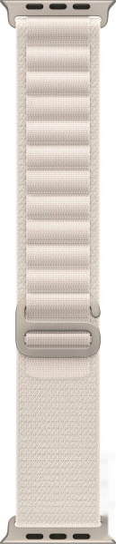 Apple Watch Ultra LTE 49 мм (титановый корпус, титановый/звездный свет, текстильный ремешок размера S)