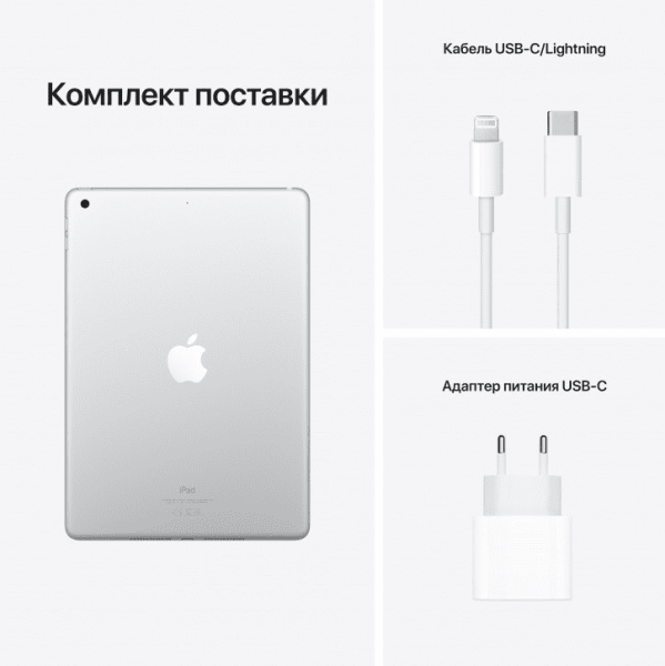 Apple iPad 10.2" 2021 64GB 5G MK493 (серебристый)