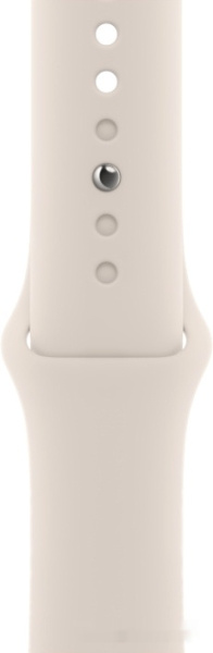 Apple Watch Series 8 41 мм (алюминиевый корпус, звездный свет/звездный свет, спортивный силиконовый ремешок)
